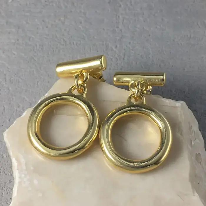 Boucles d'oreilles en or et argent pour femmes, accessoires de bijoux, cadeaux de charme pour amis,