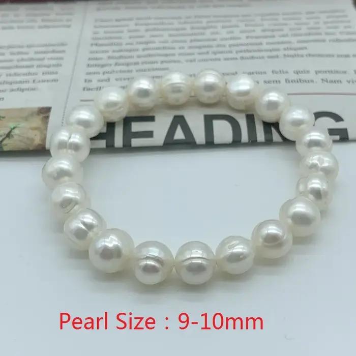 Bracelet de perles d'eau douce naturelles pour femmes