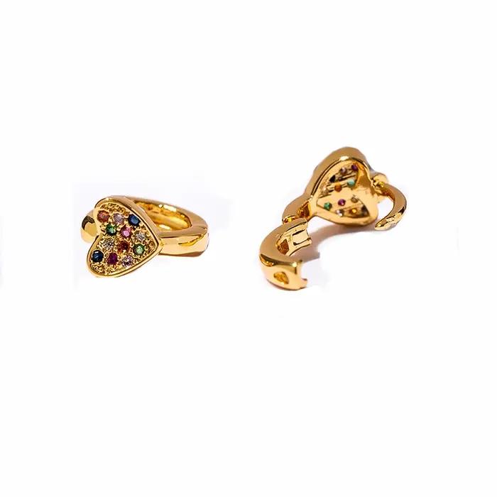 Petites boucles d'oreilles Cartilage en forme de cœur