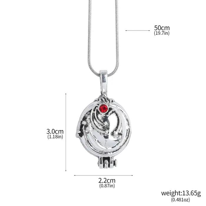 Collier The Vampire Diaries Elena Gilbert, pendentif Vervain verveine, médaillon Photo, bijoux pour hommes et femmes, cadeaux de fête de noël