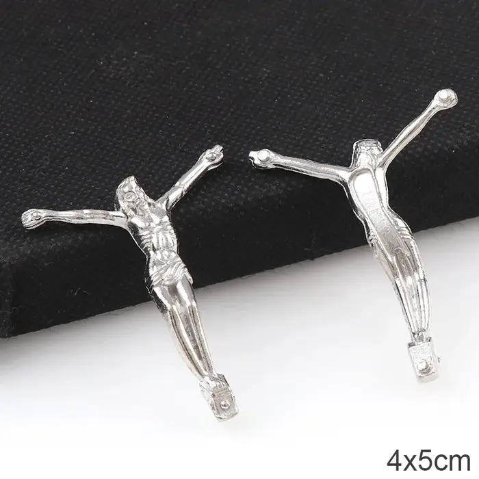 2 cm/3 cm/4 cm ton argent jésus Christ corpus Portrait