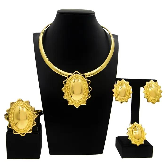 Ensembles de bijoux plaqués or pour femmes