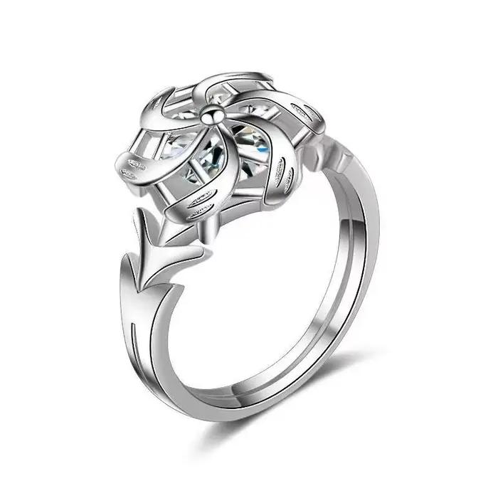 LOTR Galadriel Nenya bague d'eau Hobbit elfe trois anneaux grands