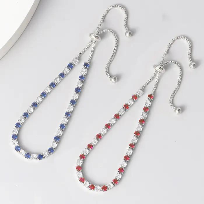 Bracelets de tennis réglables pour hommes et femmes