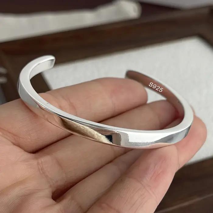 Bracelets en argent Sterling 925 pour femmes et hommes