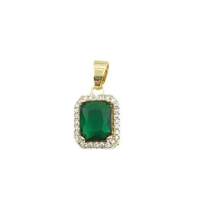 Collier de luxe en Malachite verte pour femmes, sensation haut de gamme, pendentif, pièce unique, chaîne de clavicule polyvalente à la mode