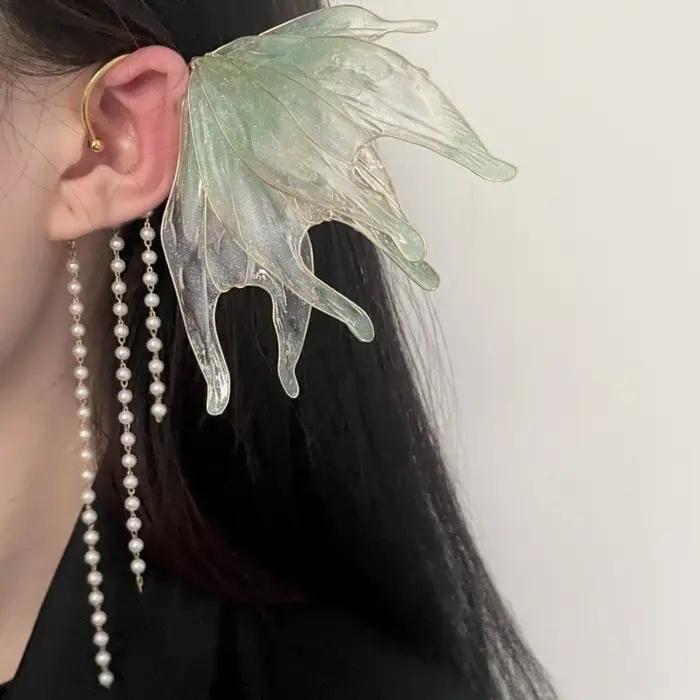 Boucles d'oreilles vintage chic sirène princesse