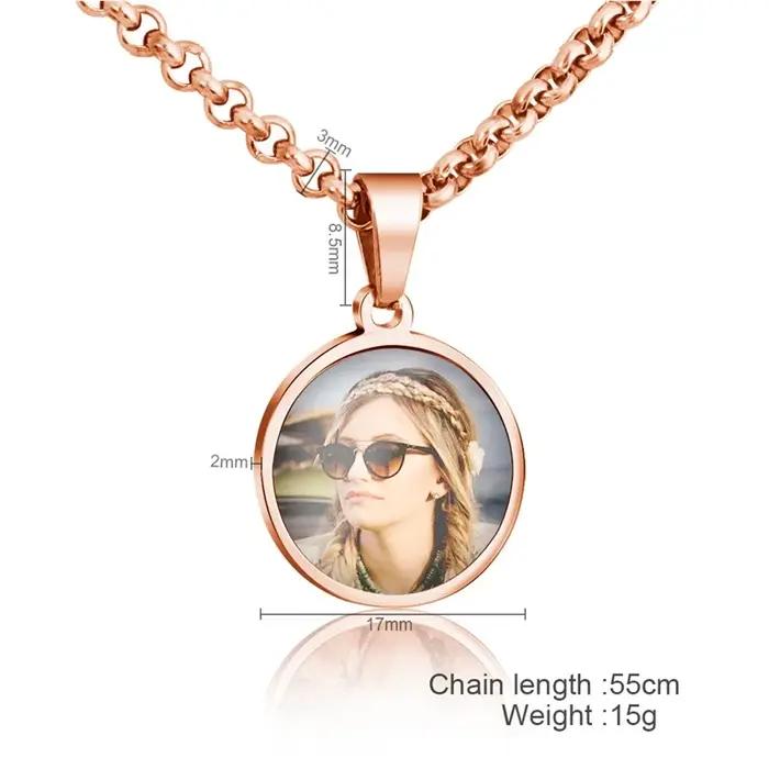 Collier photo personnalisé pour femmes
