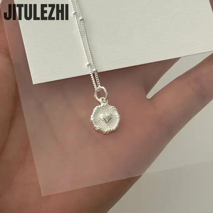 Collier pendentif en argent Sterling 925 pour femmes