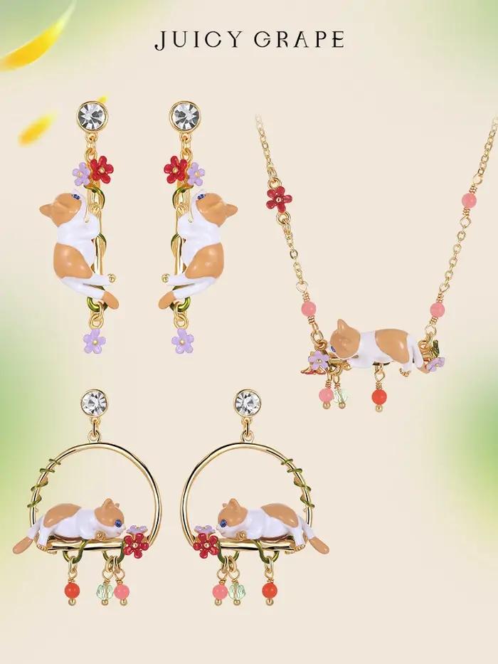 Ensemble de bijoux de luxe en raisin juteux pour femmes