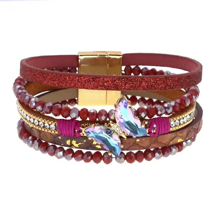 WELLMORE – bracelets en cuir bohème pour femmes