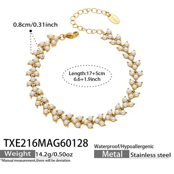 Bracelet élégant en imitation perle Ars