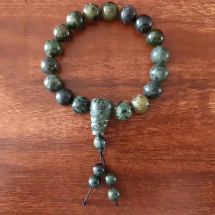 Bracelet en pierre de Jade tibétain naturelle