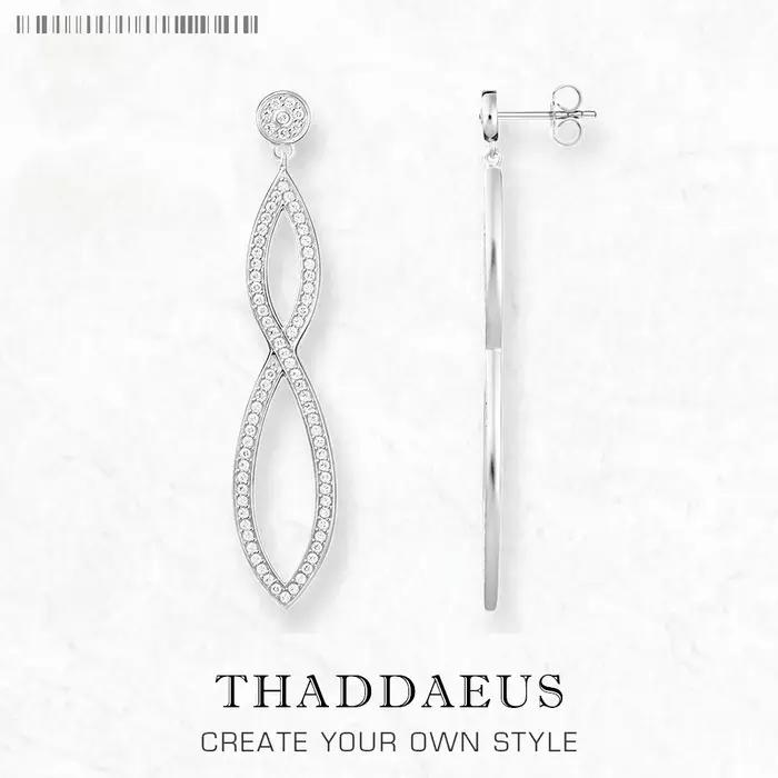 Boucle d'oreille goutte éternité pierre blanche cadeau classique pour les femmes de haute qualité 92