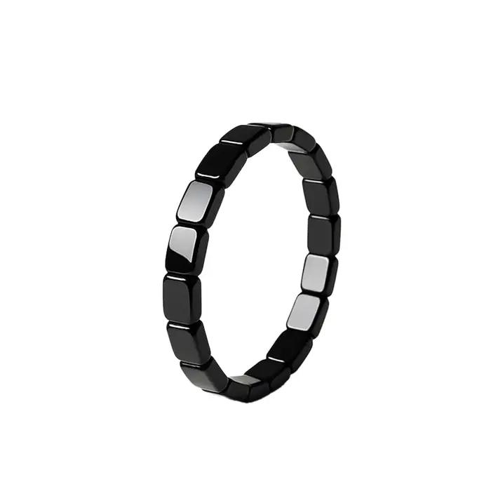 Bracelet en verre hématite pour hommes, bracelet de guérison, pierre de courage, cadeau inspirant, bijou pour augmenter la concentration et la confiance
