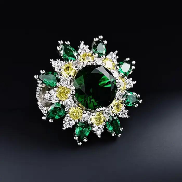 Bague de fiançailles ouverte pour femme