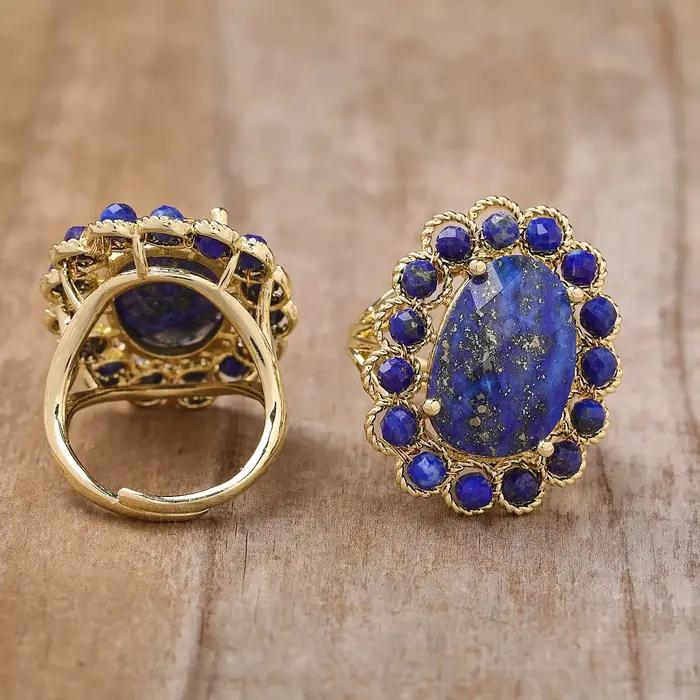 Bague en cristal naturel