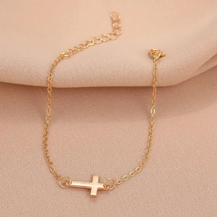 Bracelet Croisé en Verre Classique pour Femmes Occasions Spéciales Tempérament Unique
