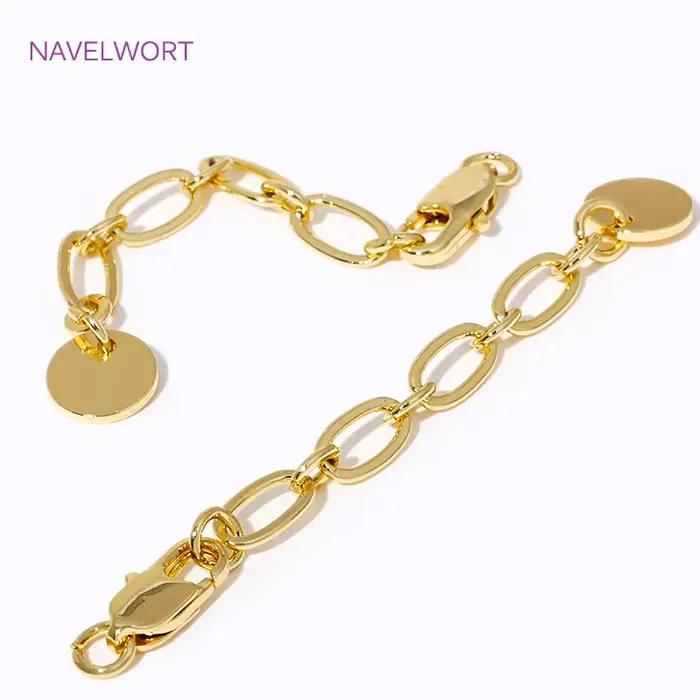 Chaîne d'extension ronde plaquée or 18 carats pour bijoux créatifs haute qualité occasions spéciales artisanat bijoux fantaisie fantaisistes fantaisie bijoux fantaisistes fantaisie bijoux fantaisistes fantaisie bijoux fantaisistes fantaisie bijoux fantaisistes fantaisie bijoux fantaisistes fantaisie