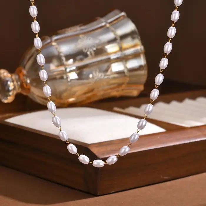 Collier de perles pour femmes