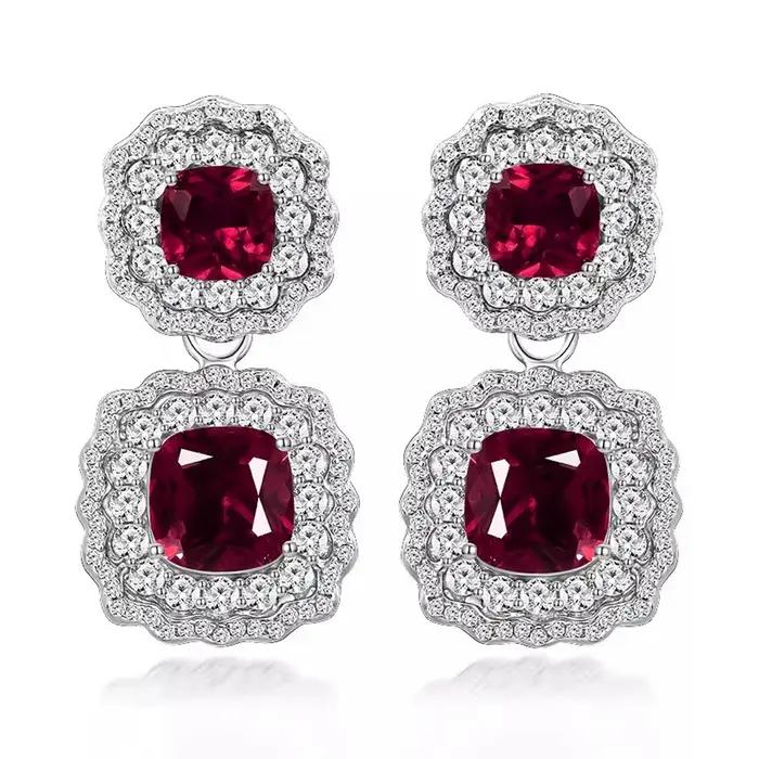 Fine Jewelry – boucles d'oreilles de luxe en argent Sterling 925 véritable