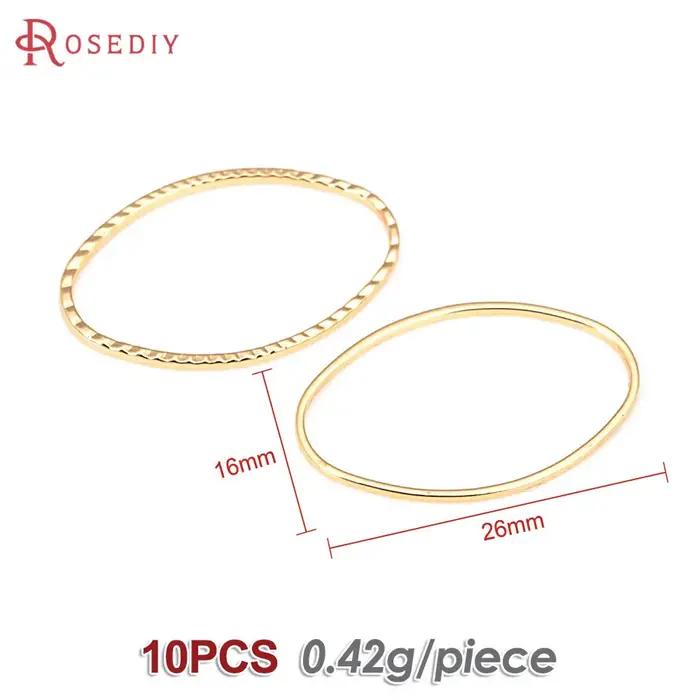 Bagues Fermées promenales Rondes en Or 18K pour Femmes, Bijoux de Haute Qualité, Fournitures de Dive