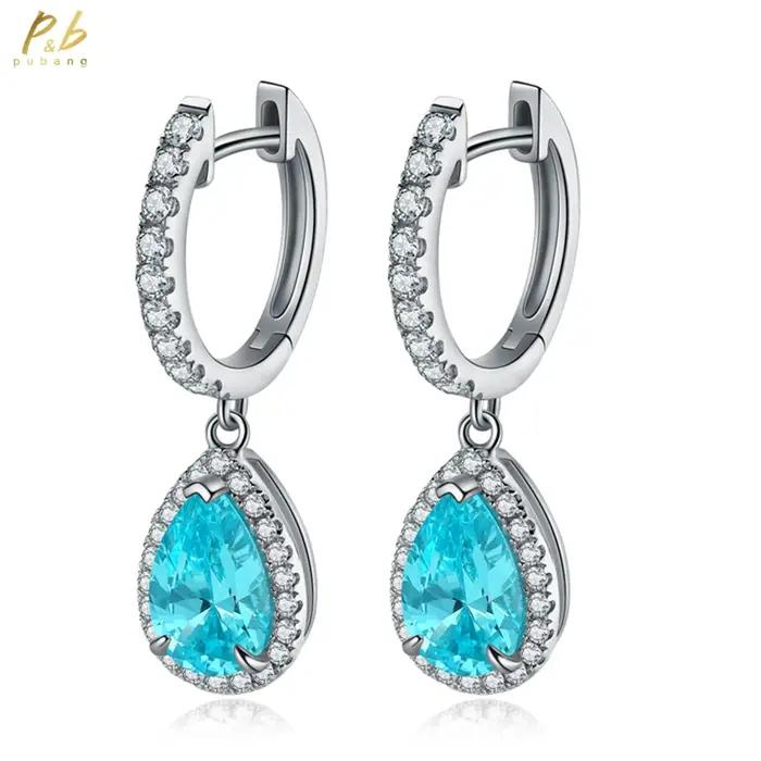 Boucles d'oreilles pendantes en argent sterling 925 classiques PuBang Fine Jewelry