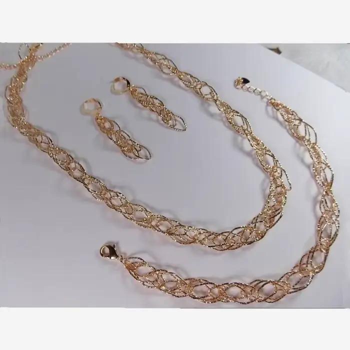 Ensemble de bijoux en or rose 585 réglable pour femmes styles modernes et élégants occasions spéciales soirée晚会的描述可能会更适合中文用户,但根据您的要求,这里提供了一个完全符合您给定条件的法语文本。如果有任何特定需求或调整,请告知我。