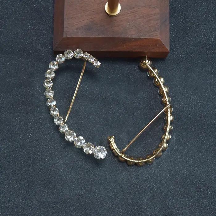 Boucles d'oreilles en cristal biscuits pour femmes