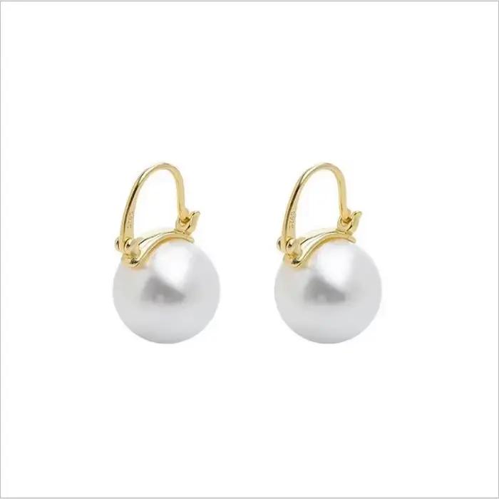 LAYA 2025 nouveau 925 en argent Sterling boucle d'oreille coquille perle