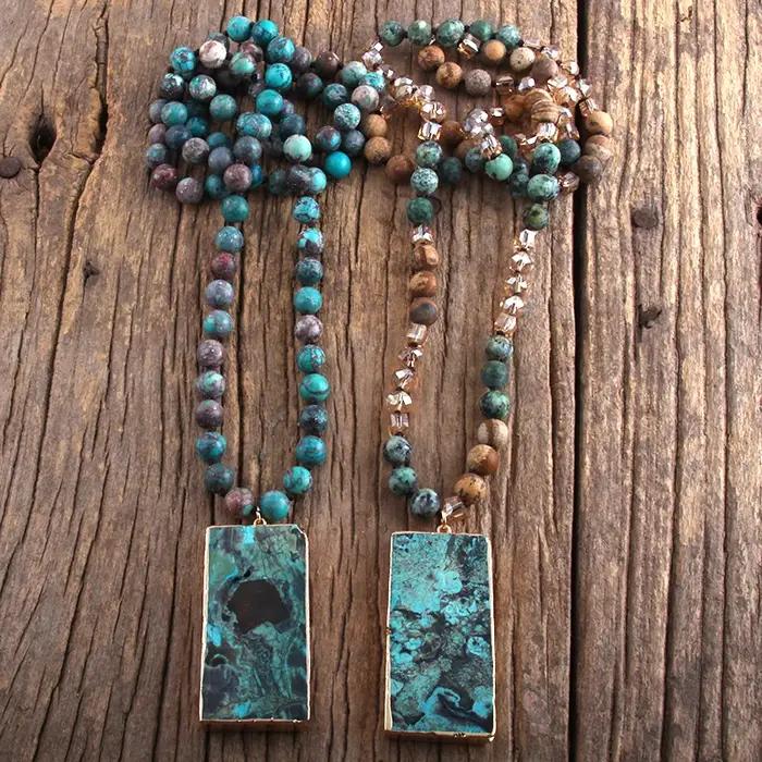 RH Fashion – collier bohème en pierres naturelles