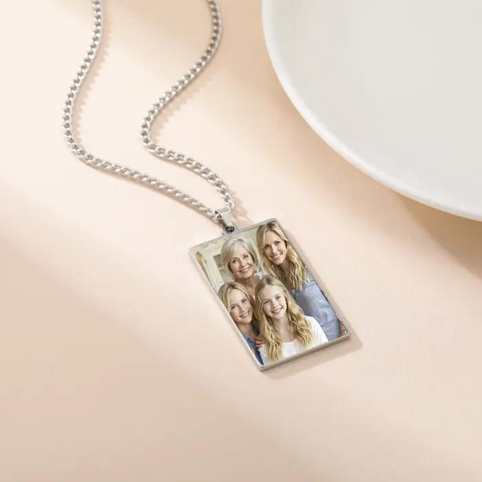 Charmant collier personnalisé imprimé en couleur