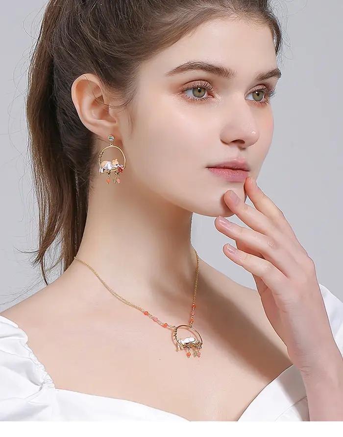 Ensemble de bijoux de luxe en raisin juteux pour femmes