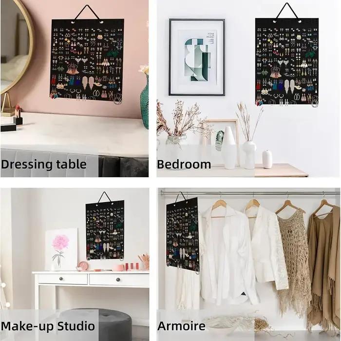 Porte-bijoux organisateur boucle d'oreille collier