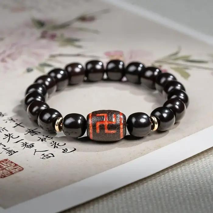 Bodhi Yuhua – Bracelet en vieux matériau naturel pour dix ans