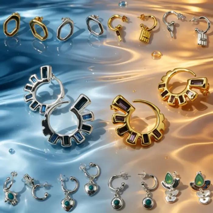 Boucles d'oreilles décontractées et tendance pour l'été