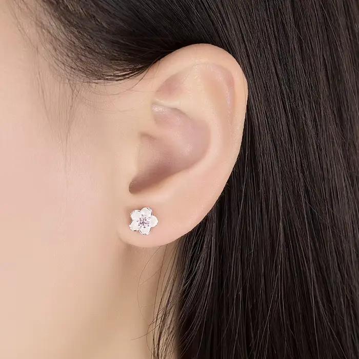 Boucles d'oreilles en argent Sterling 925 pour femmes
