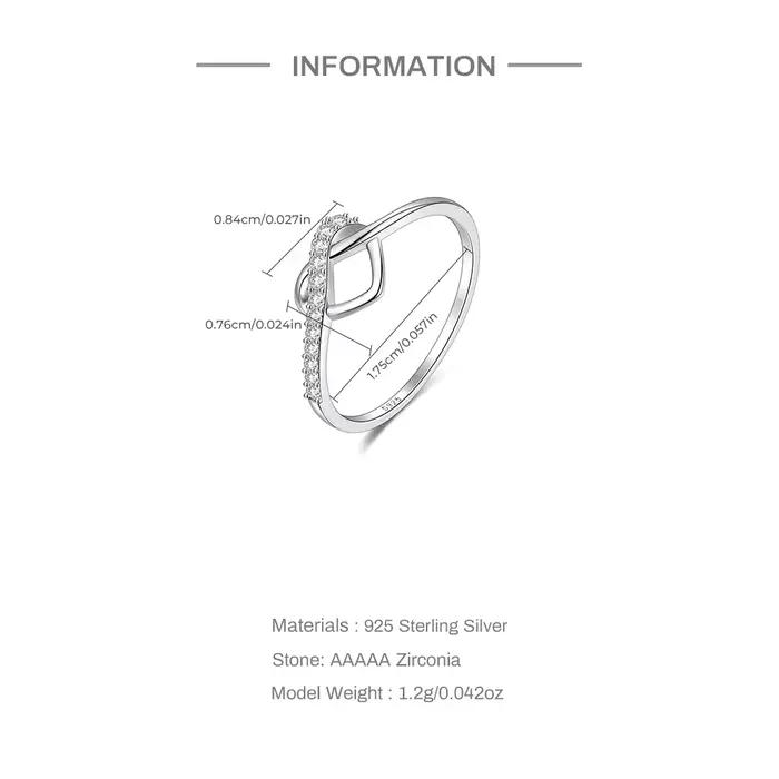 CANNER-Bague de luxe en argent regardé 925 pour femme, matiques de mariage, bijoux fins, cadeau