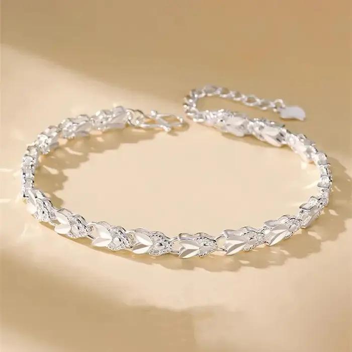 Bracelet en argent Sterling 925 pour femmes et hommes