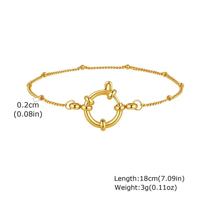 Bracelets JOLink en acier inoxydable pour femmes et hommes, cadeau d'amour pour la journée de Léon p