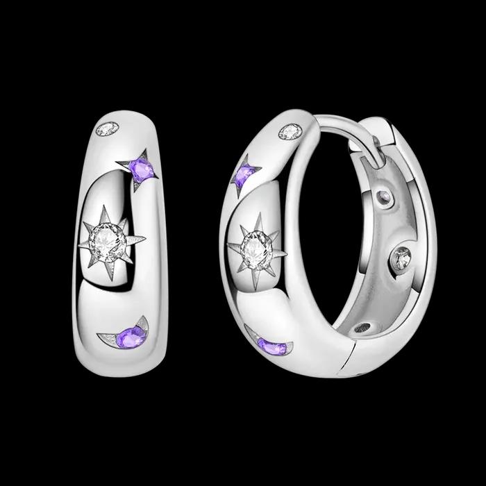 Boucles d'oreilles en argent Sterling 925 pour femmes