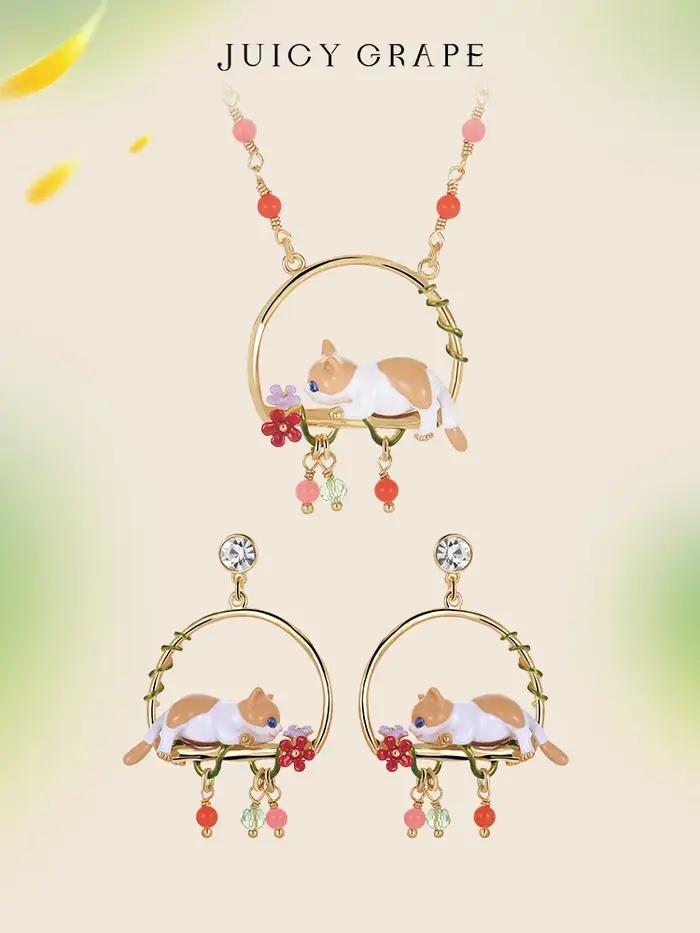 Ensemble de bijoux de luxe en raisin juteux pour femmes