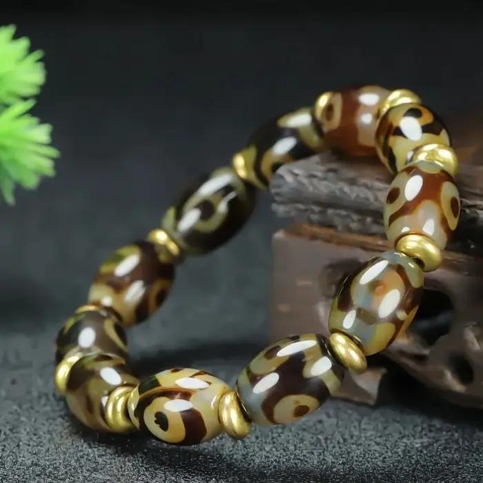 Bracelet élégant en perles d'agate