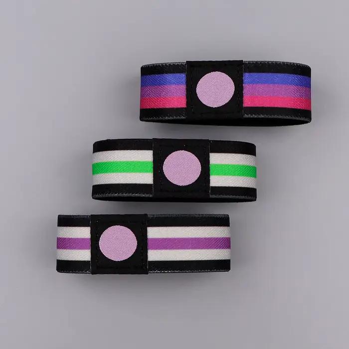 LGBT arc-en-ciel drapeau Bracelet brassard Sport Bracelet élastique Bracelets accessoires de mode Bracelets brassard cadeau
