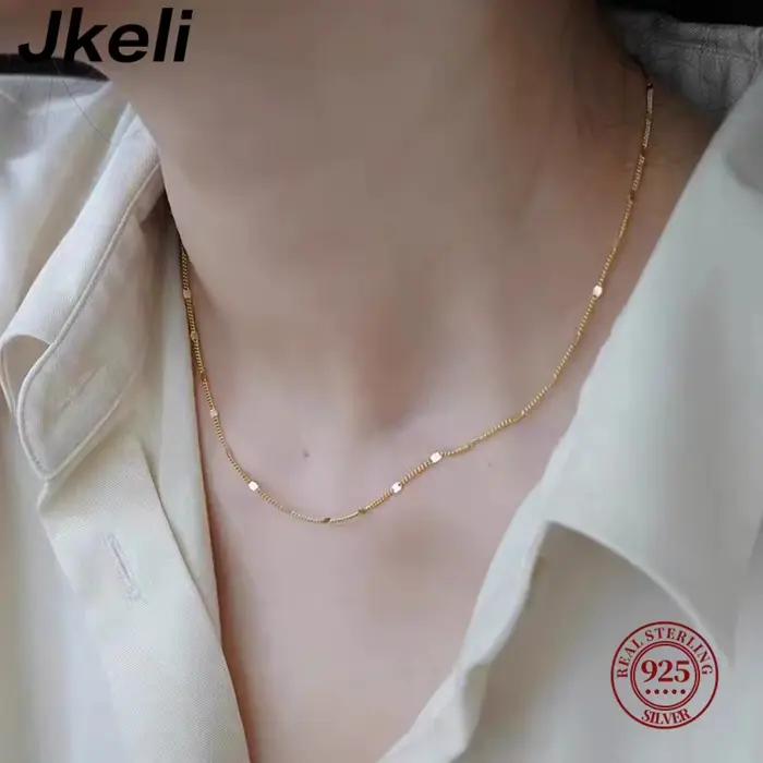 Collier en argent sterling 925 torques avec finition plaquée or k pour femmes occasions spéciales romantiques