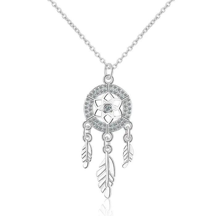 Collier attrape-rêves en argent Sterling S925 pour femmes