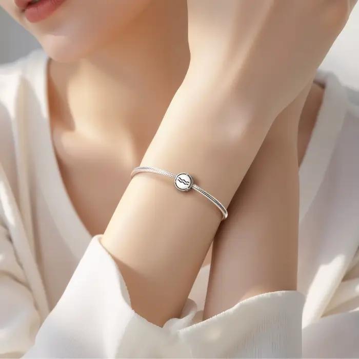 Breloque symbole en argent Sterling 925