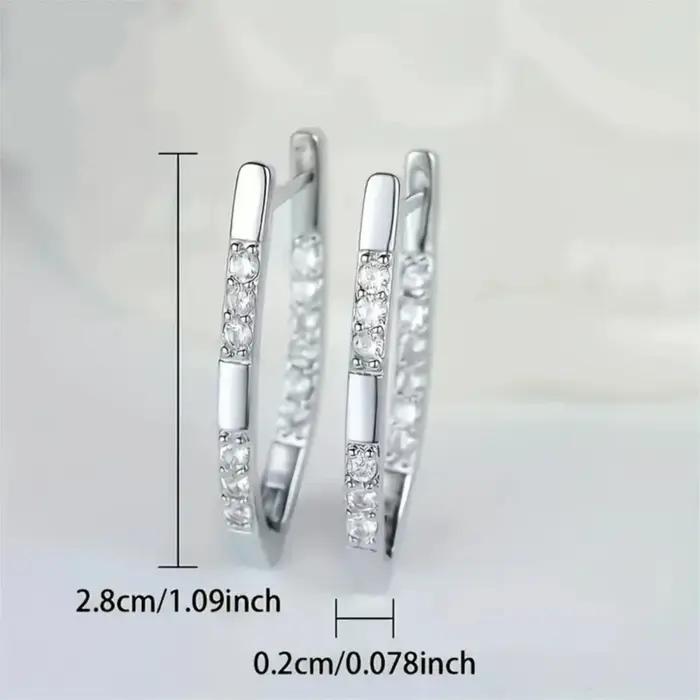 Boucles d'oreilles bohème luxueuses en forme de V pour femmes