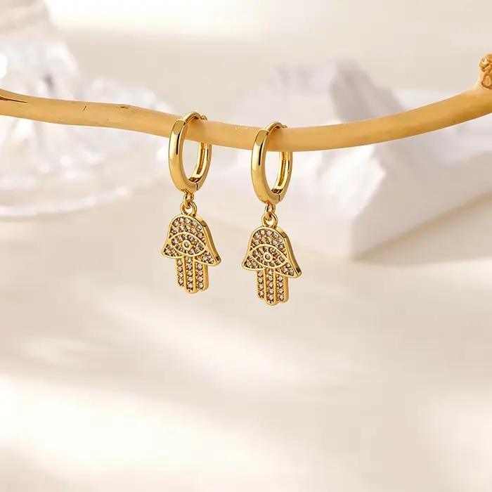 Boucles d'oreilles étoile Arbre de Vie pour femme