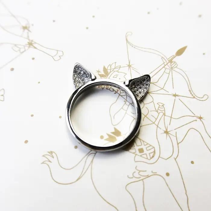 Bague oreilles de chat
